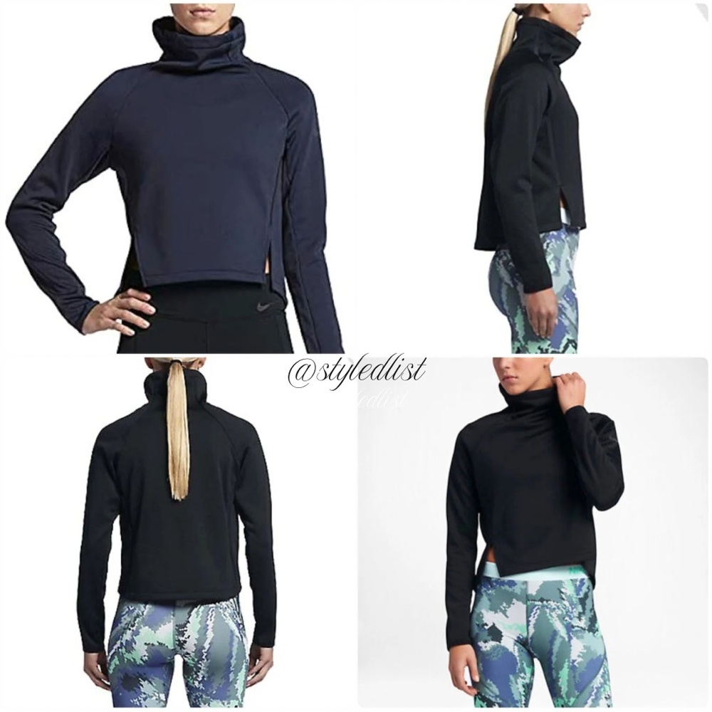 Nike Thermo-Sphere Long Sleeve Training Top Black S